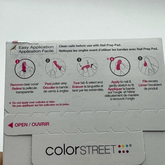 Color Street FLORAL OBLIGATION FDC292 peel and stick easy to apply polish strips - Picture 8 of 10